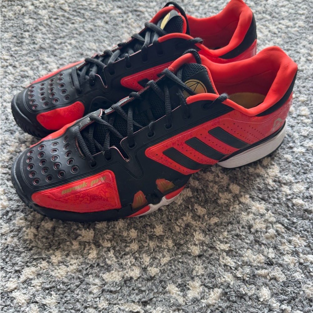 Adidas Black and Red Athletic men’s tennis Shoes